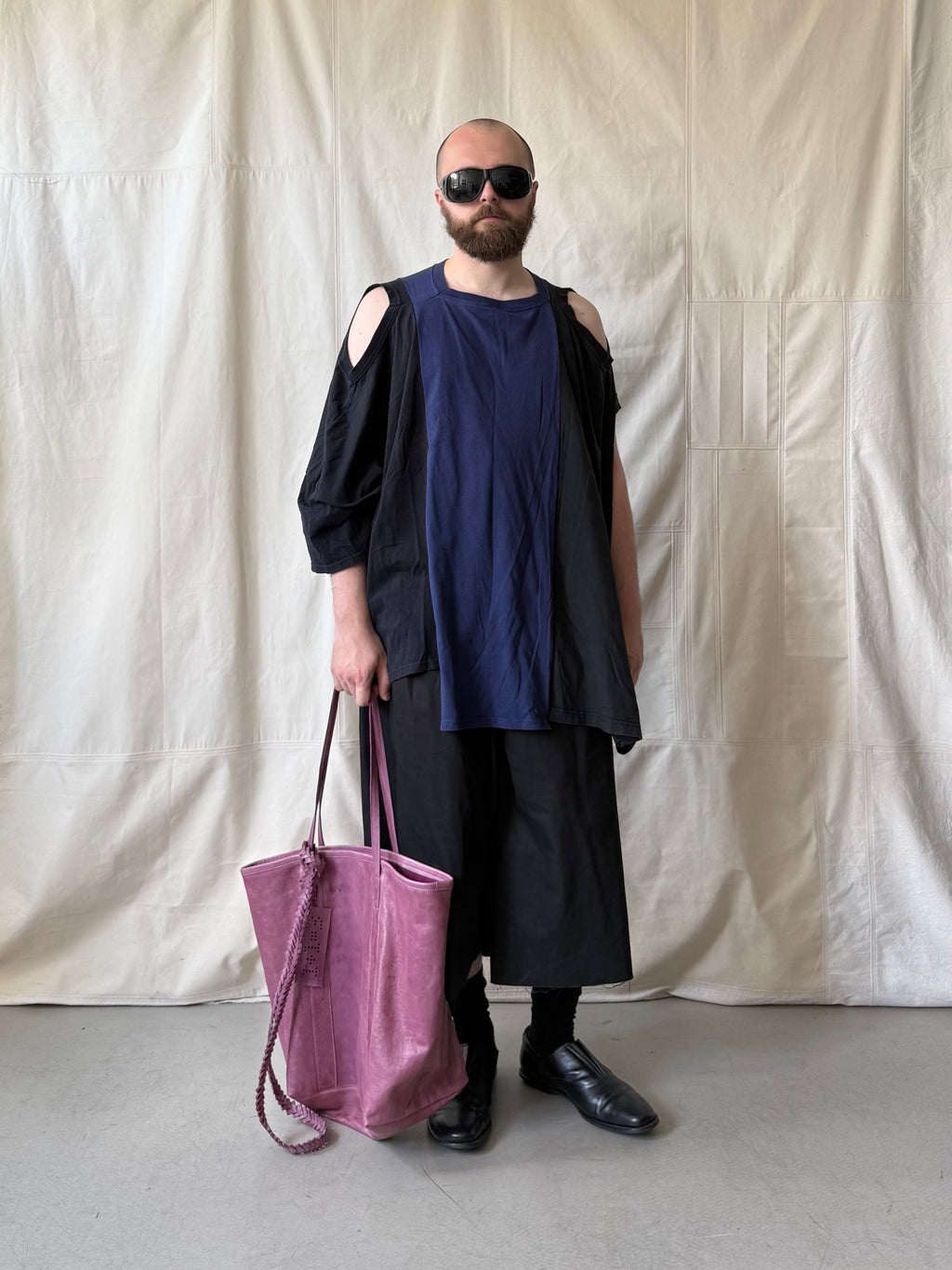 dirty sprite leather tote bag